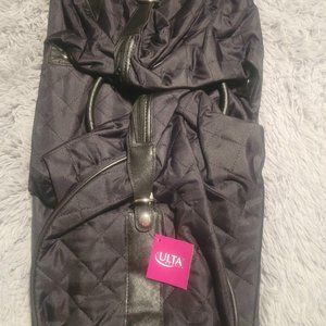 NWT Large Ulta Beauty Rolling Duffle Bag/Weekender w/ Wheels & Extending Handle